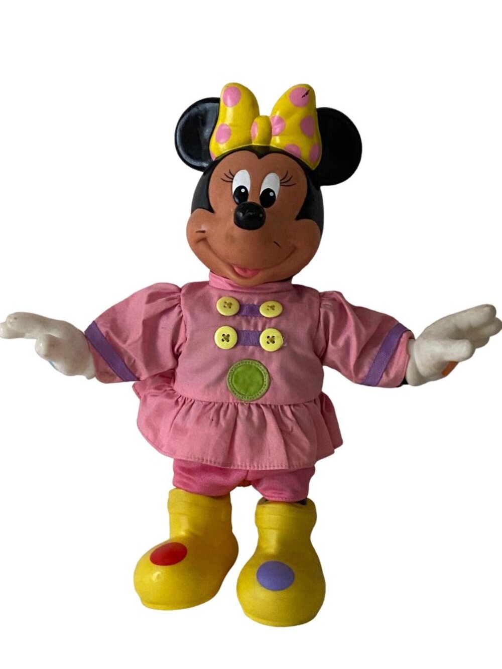 Minnie Mouse Musical Notes Doll Toy Disney 1990 Mattel 14 In VINTAGE